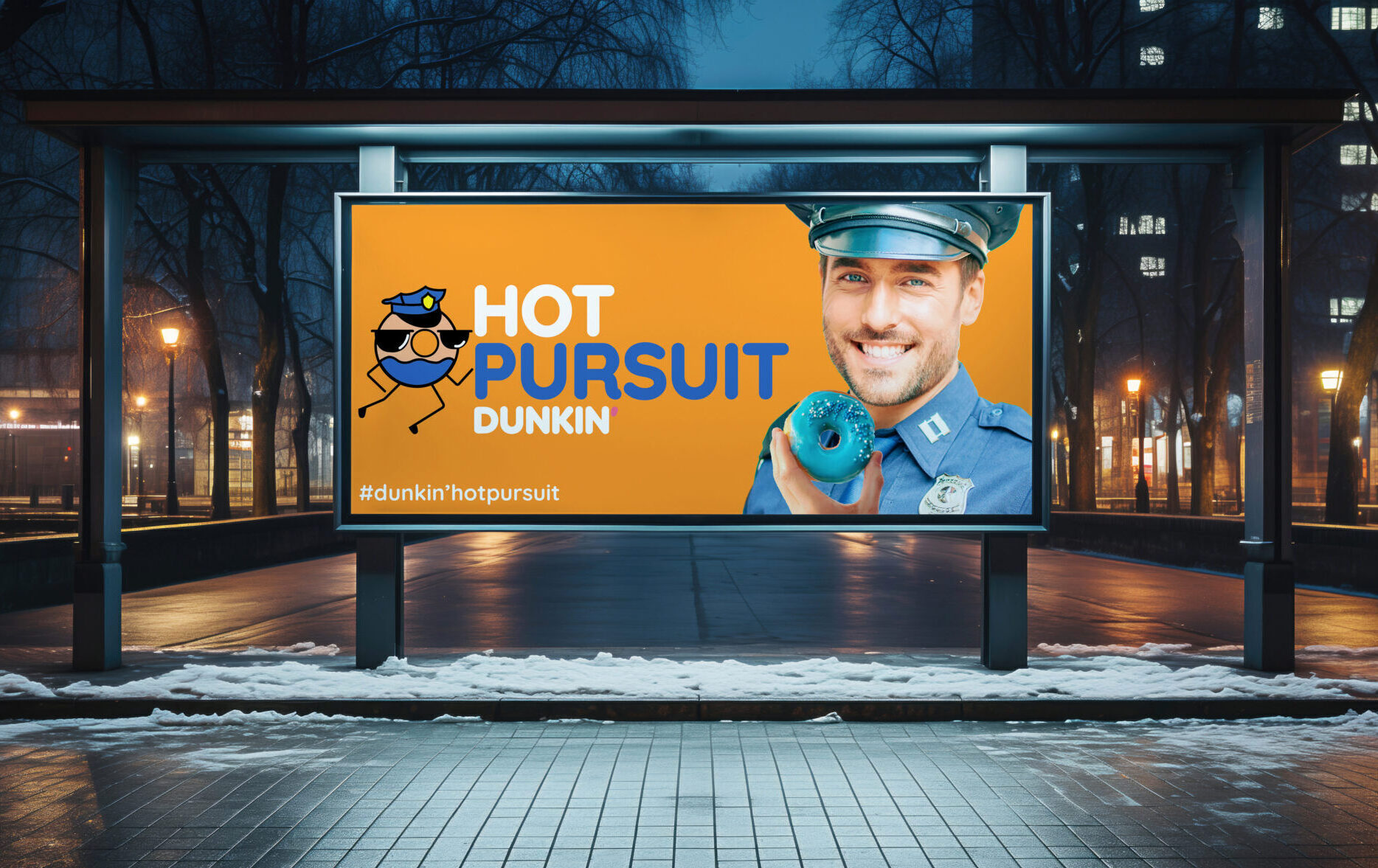 busstop bus stop ad